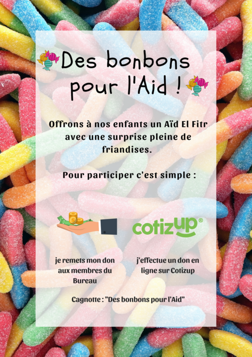 Des bonbons pour l'Aid !