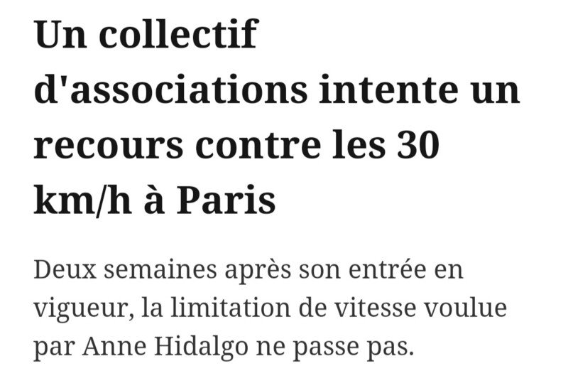 Frais Proc dure Contre Le 30KM H CotizUp